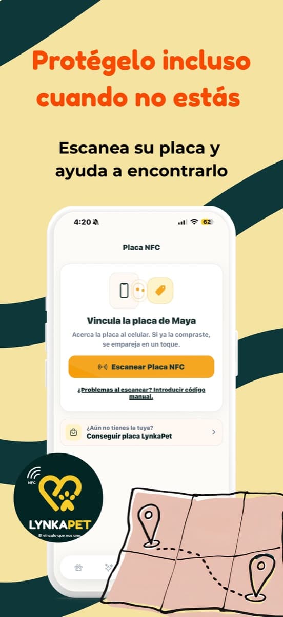 Vincular medalla NFC en LynkaPet